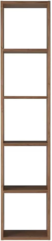 無印　スタッキングシェルフ　ウォールナット スタッキングシェルフ・5段・ウォールナット材 | 無印良品